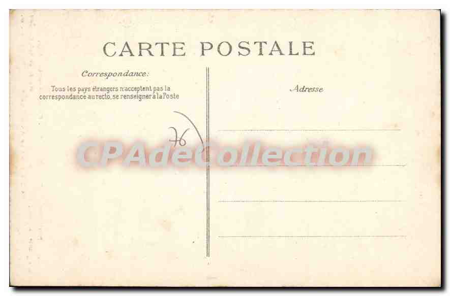 CPA Fecamp Eglise de la Trinite Ancienne Abbatiale Les grandes orgues 1883 — Rückseite