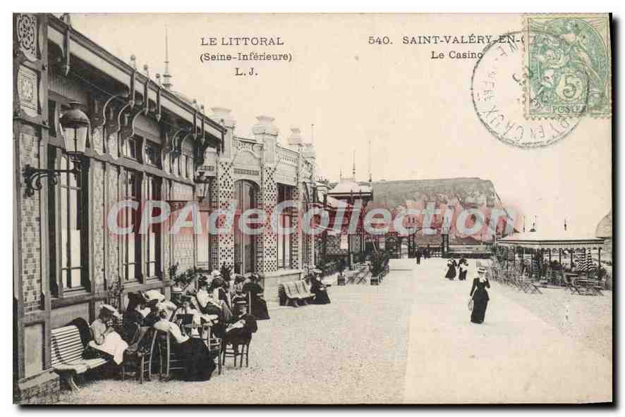 CPA Le Littoral Seine Interieure Saint Valery en caux Le Casino 
