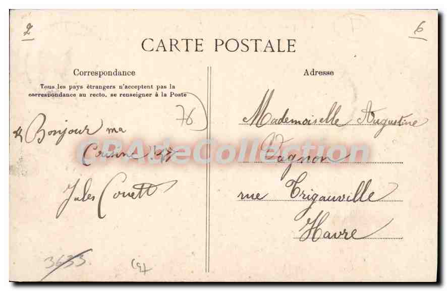 CPA Le Littoral Seine Interieure Saint Valery en caux Le Casino  — Rückseite