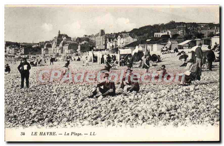 CPA Le Havre La Plage 