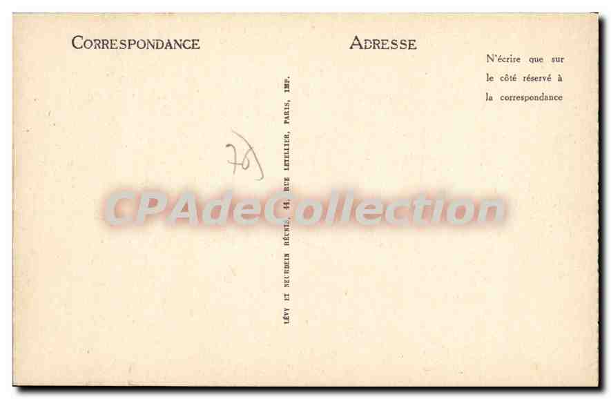 CPA Le Havre La Plage  — Verso