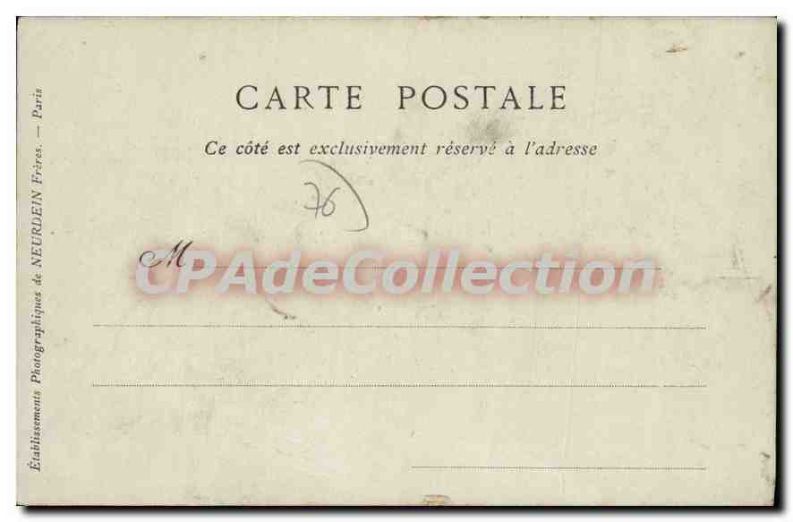 CPA Le Havre Perspective du Boulevard Maritime  — Verso