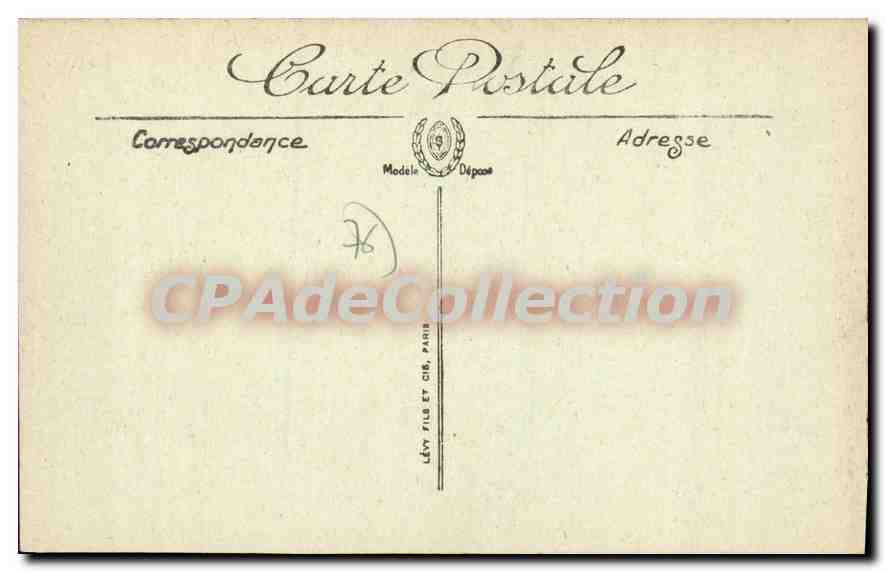 CPA Saint Valery en Caux Le Casino vu de la Plage  — Rückseite