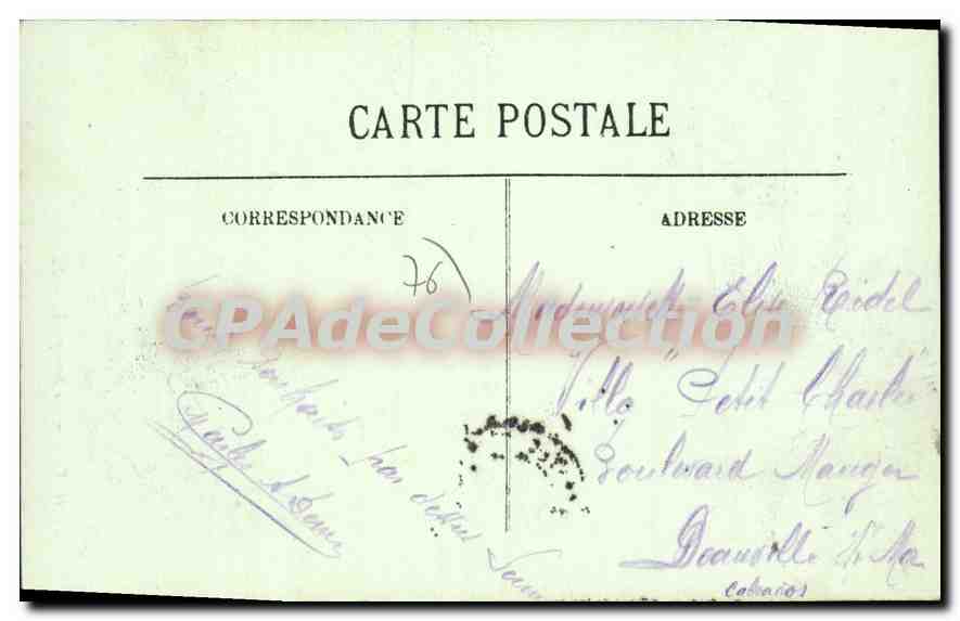 CPA Le Havre Le Semaphore  — Rückseite