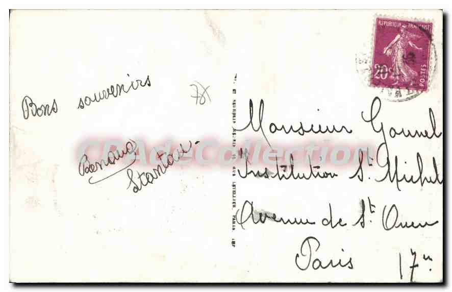 CPA Saint Valery sur Somme Monument aux Morts Albert Roze stat  — Back