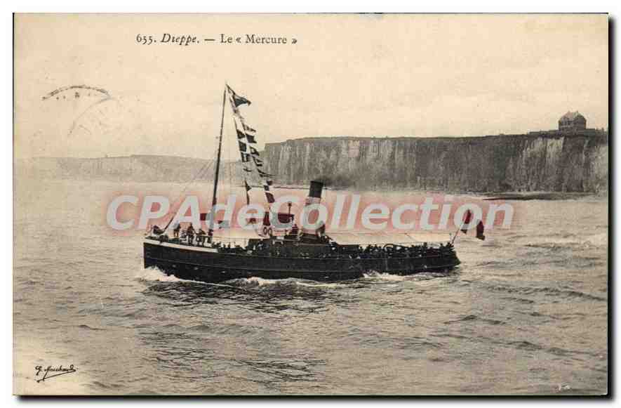 CPA Dieppe Le Mercure 