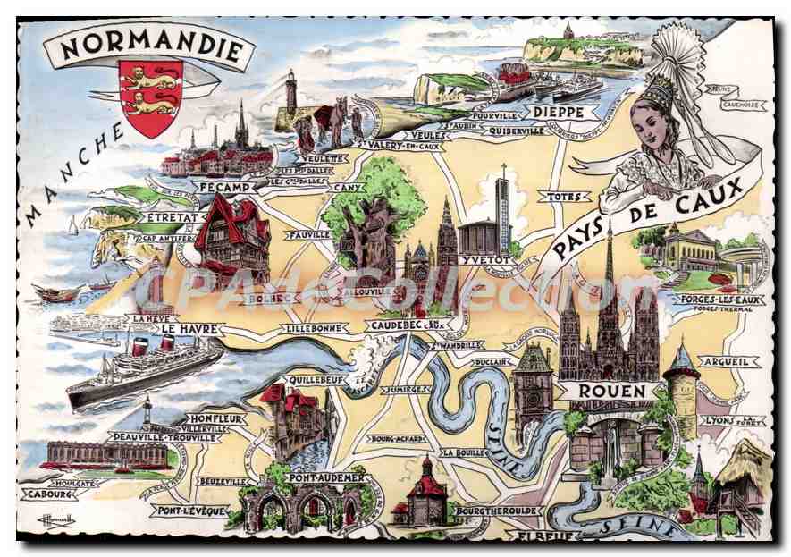 CPSM Les Provinces Francaises Normandie Pays de Caux 