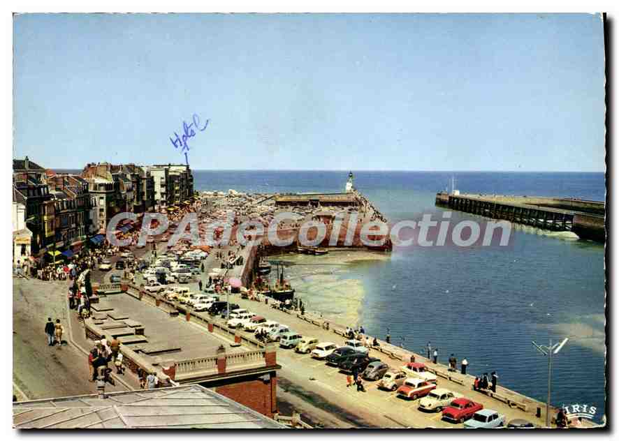 CPSM Le Treport S M Les quais et le port 