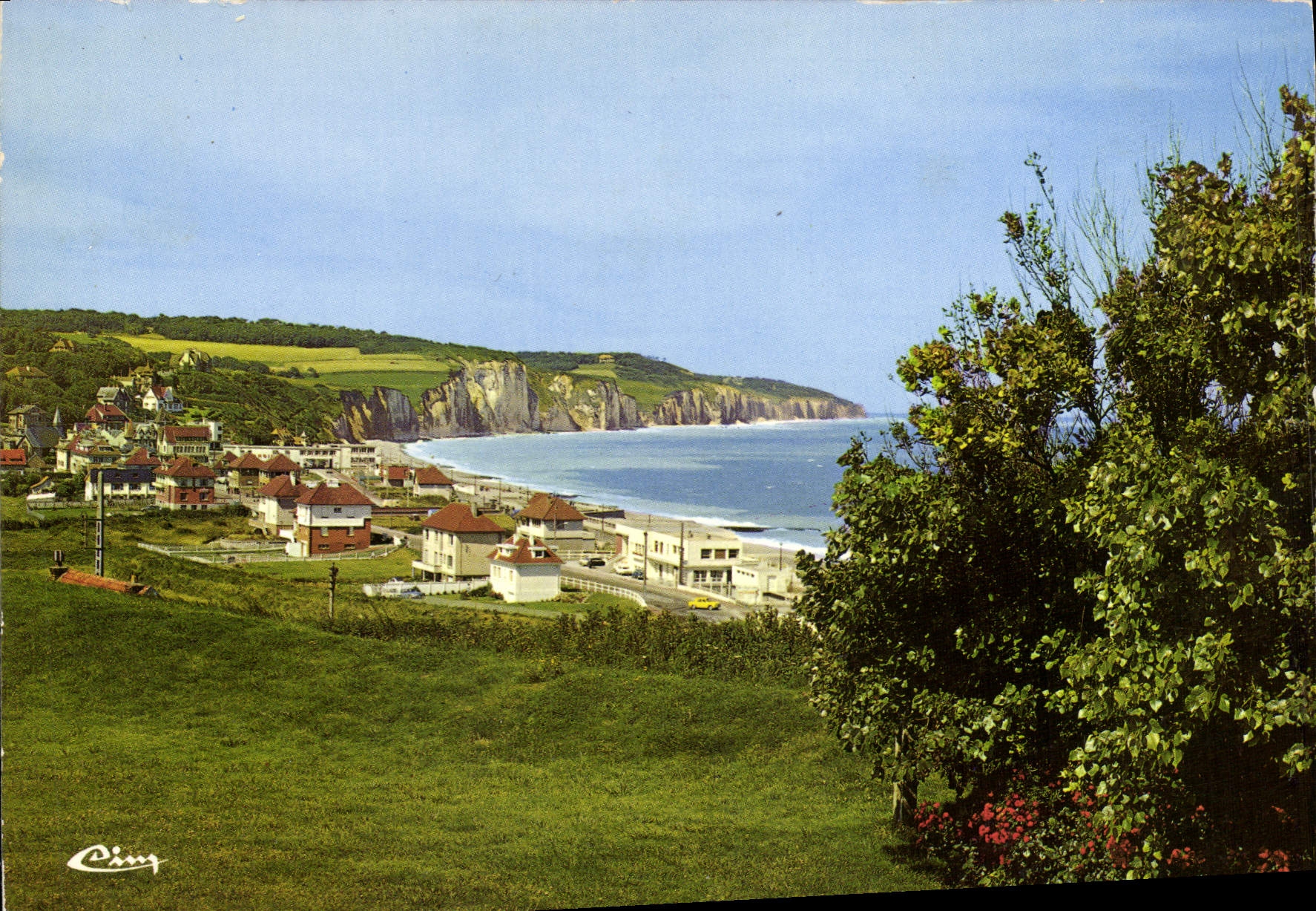 CPSM Pourville sur Mer La plage 