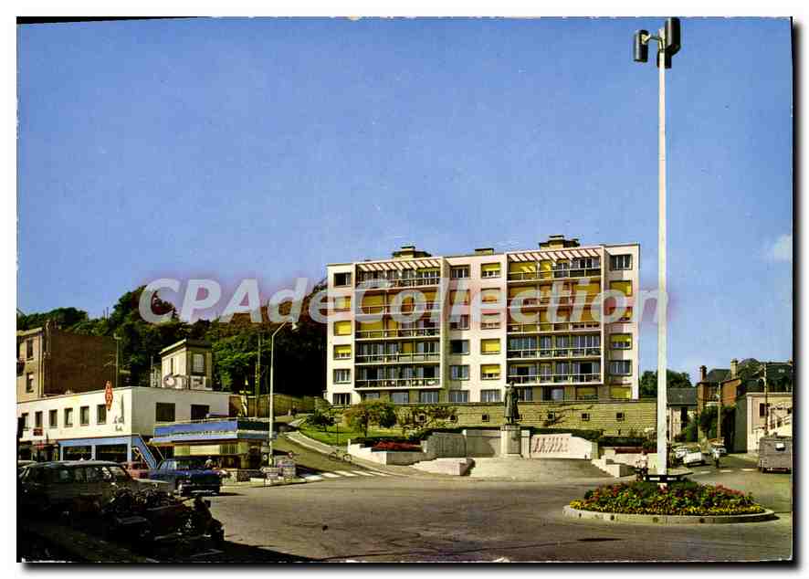CPSM Le Havre La Place Clemenceau et le Monument du Roi Albert 
