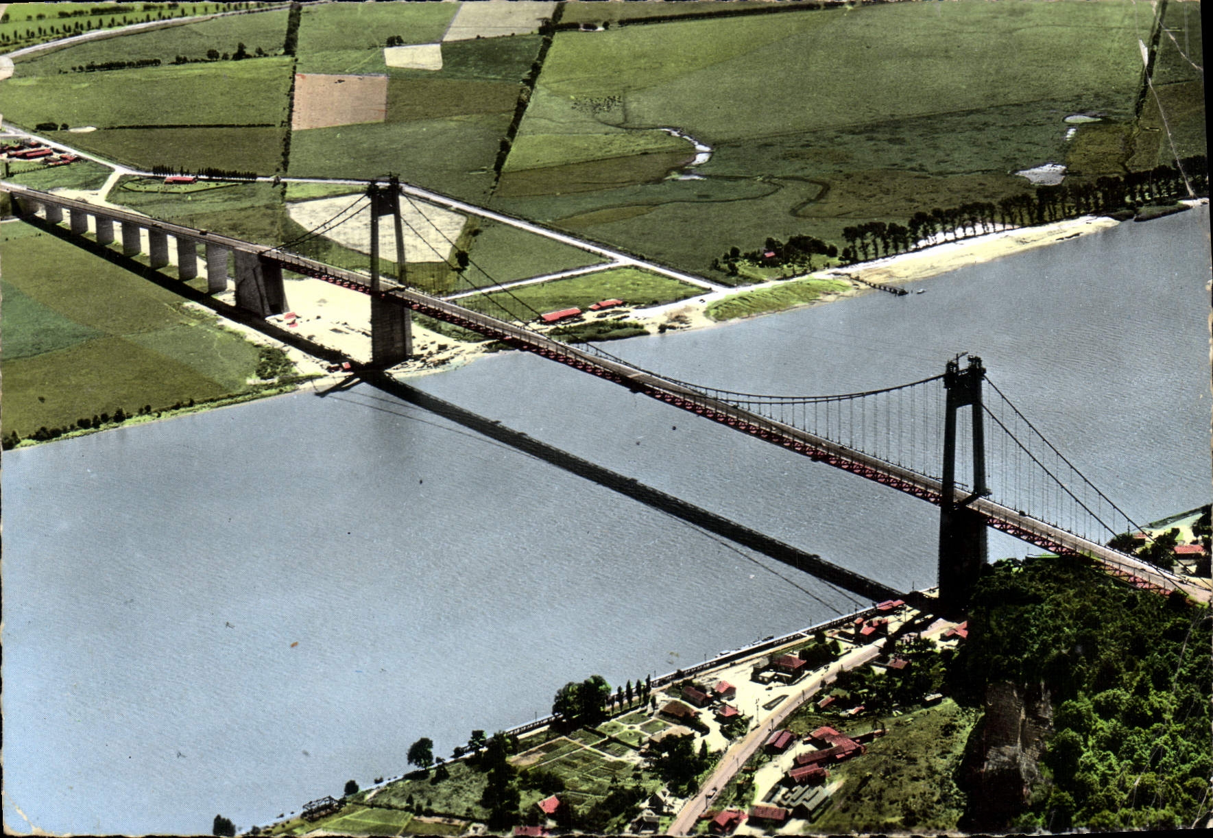 CPSM Le Pont de Tancarville Seine Maritime 