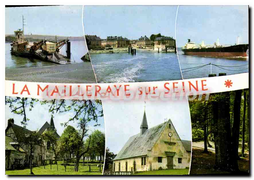 CPSM La Mailleraye sur Seine Seine Maritime 