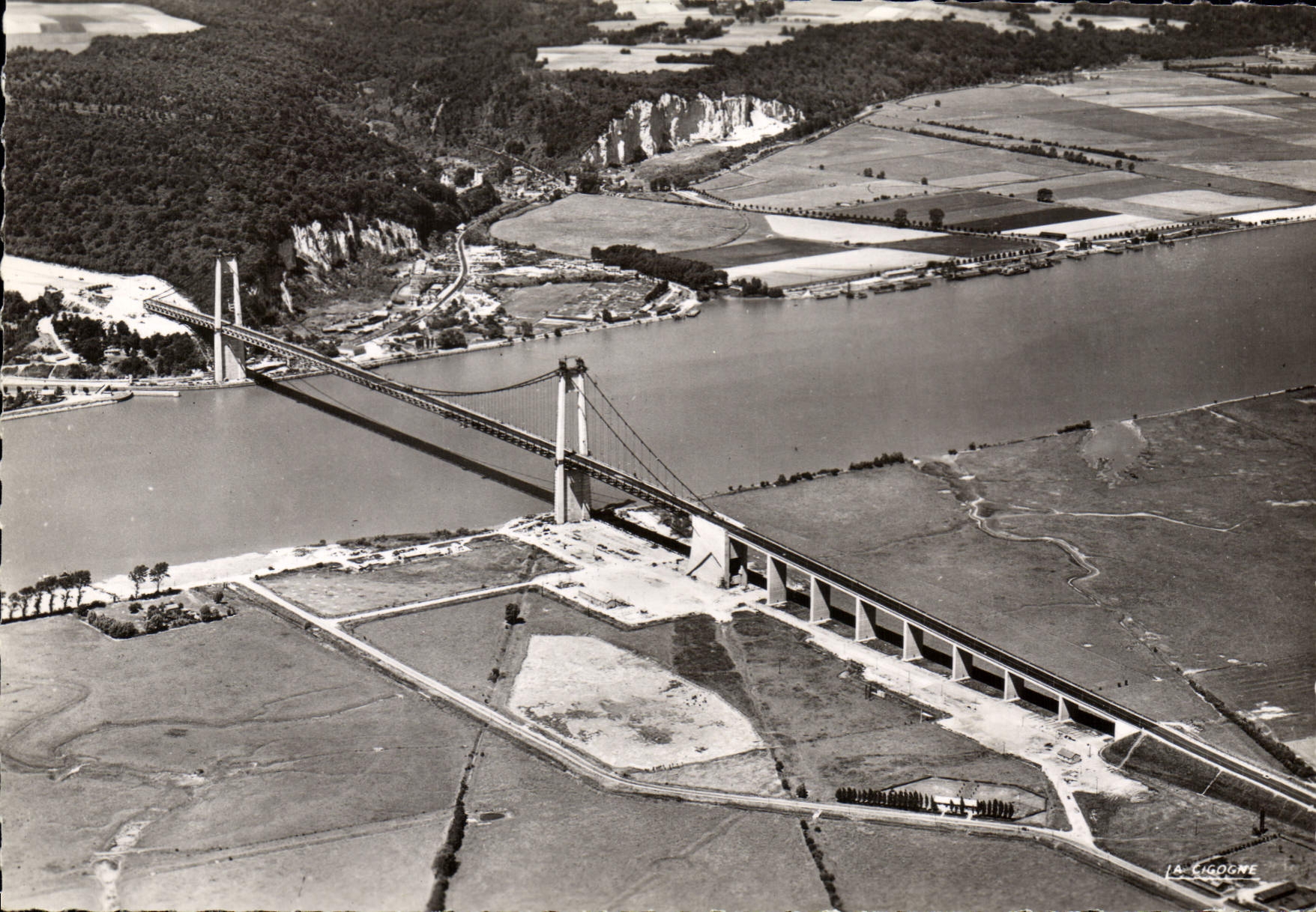 CPSM Le Pont de Tancarville Seine Maritime 