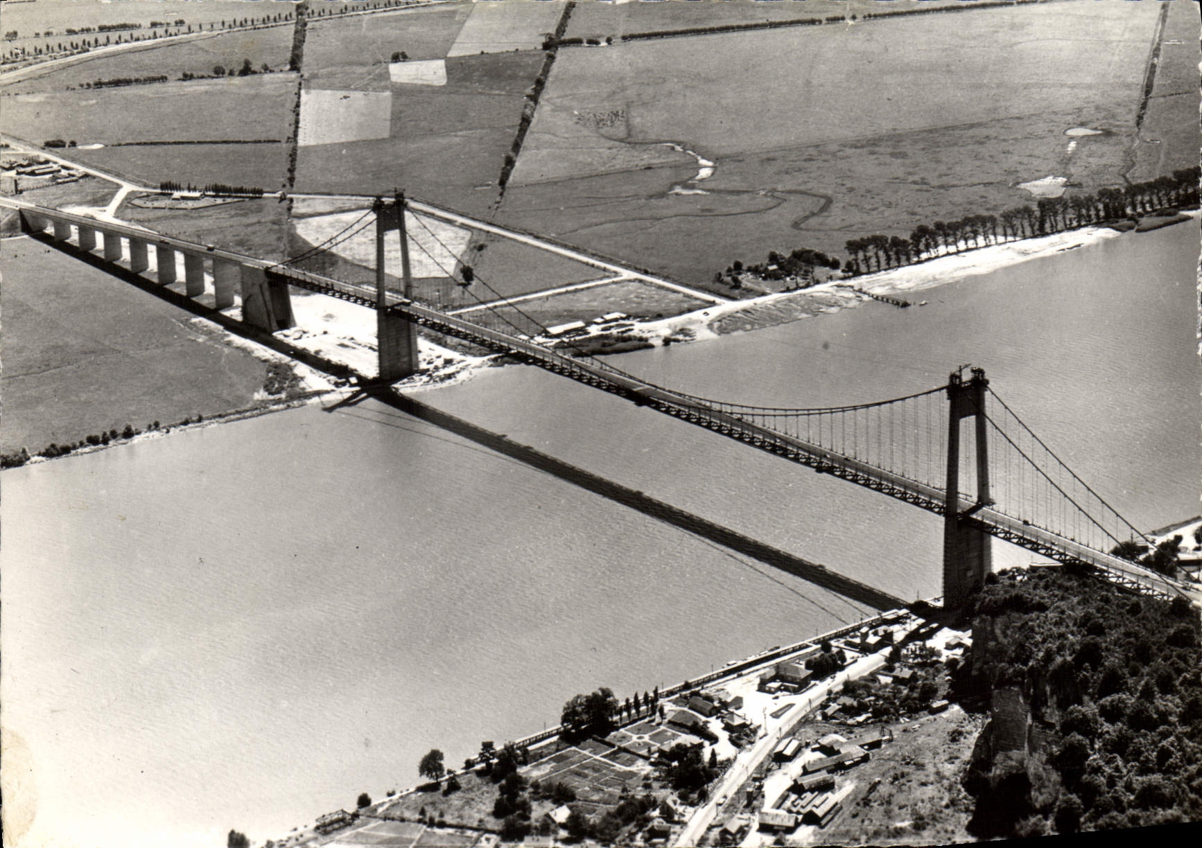 CPSM Le Pont de Tancarville Seine Maritime 