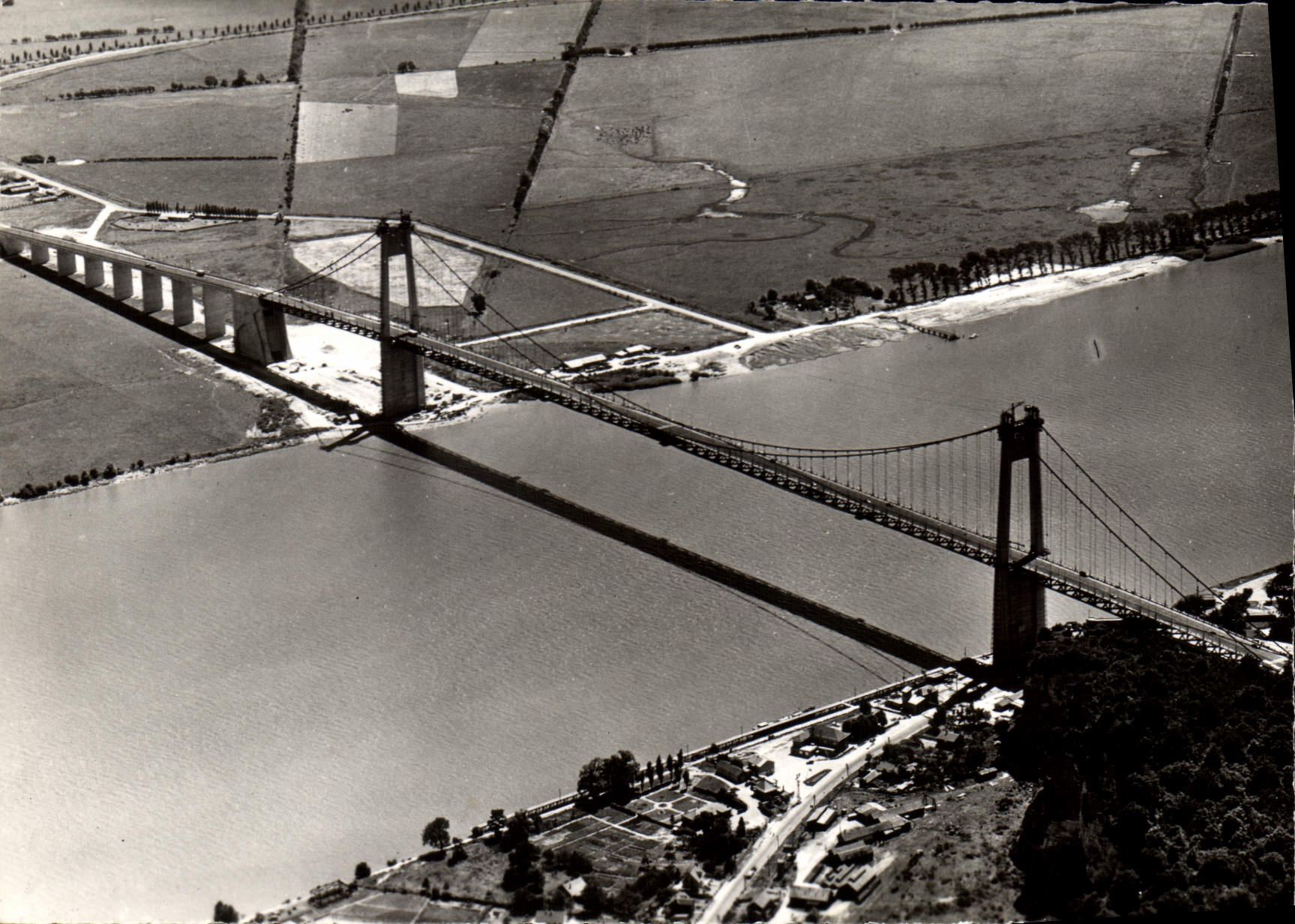 CPSM Le Pont de Tancarville Seine Maritime 