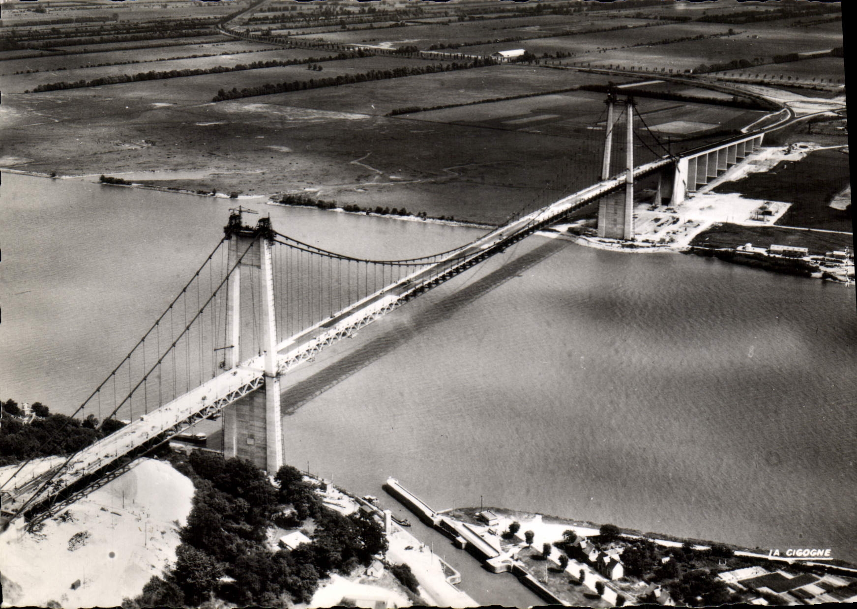 CPSM Le Pont de Tancarville Seine Maritime 