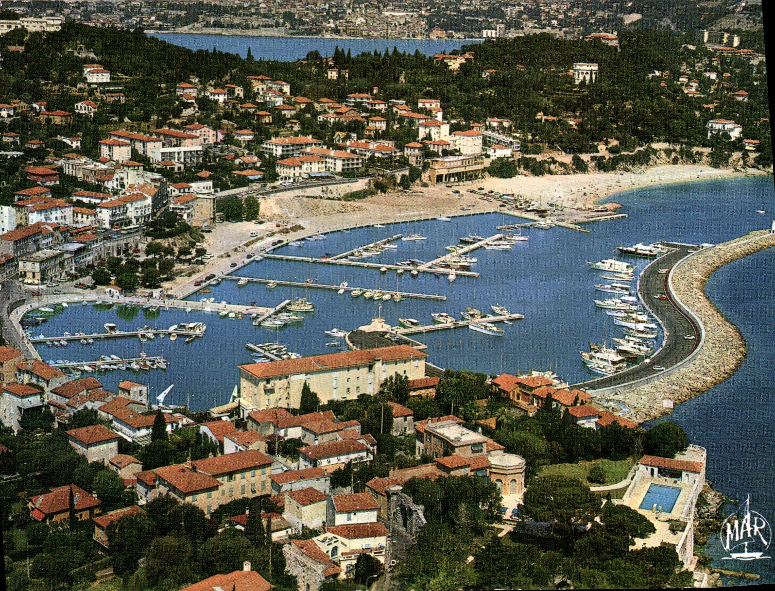 Saint-Jean-Cap-Ferrat — Luftbild des neuen Hafens — Les Éditions MAR