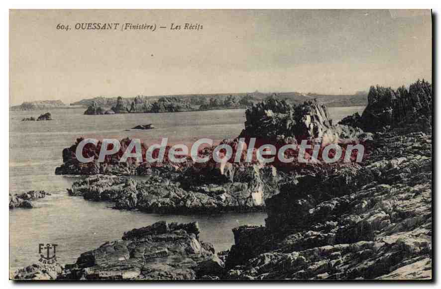 CPA Ouessant Finistere Les Recifs 