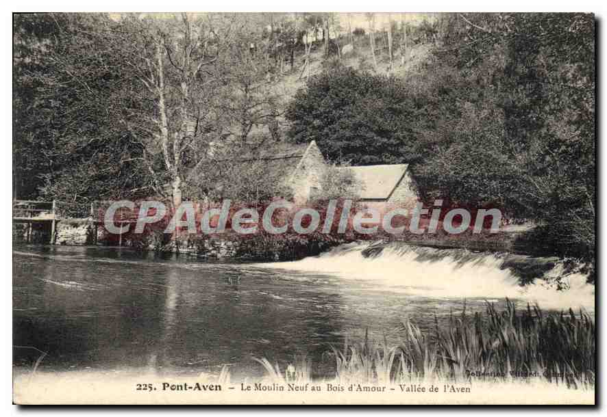 CPA Pont Aven Le Moulin Neuf au Bois d'Amour Vallee de l'Aven 