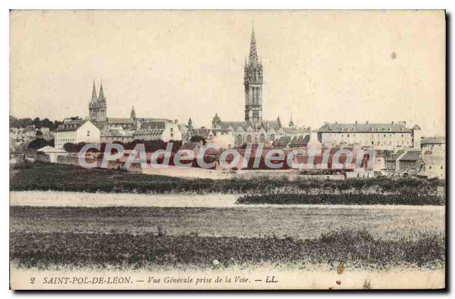 Saint-Pol-de-Léon — Vue Générale prise de la Votre — LL.