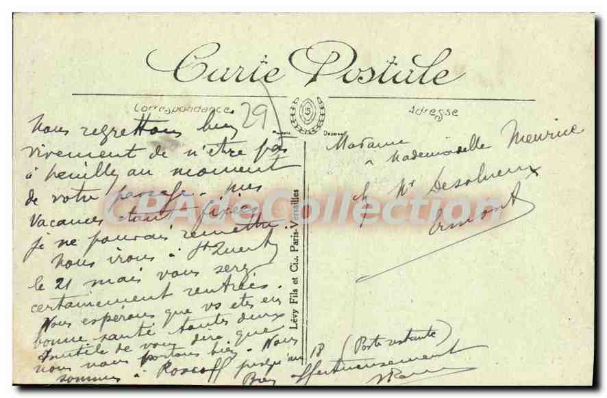 Saint-Pol-de-Léon — Rocher de Saint-Anne — Au loin Carantec — LL — Verso