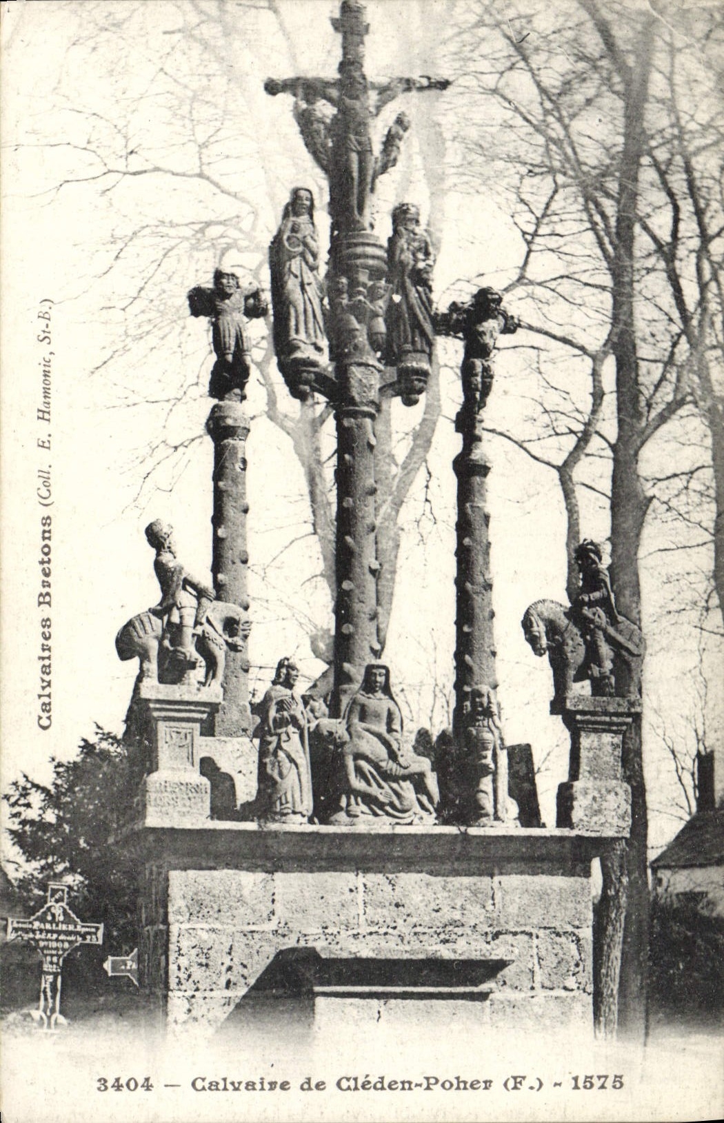 CPA Calvaire de Cleden Poher 1575