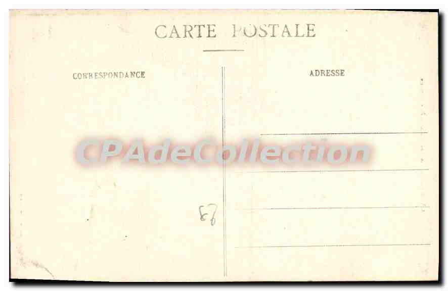 CPA Carhaix Vieilles Maisons Rue Briseux  — Rückseite