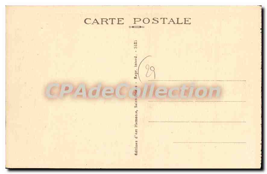 CPA Lits Clos et Berceaux Maman Gronde coiffe de Gouezec — Rückseite