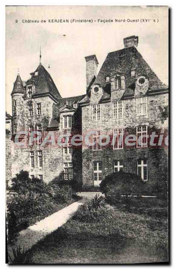CPA Chateau de Kerjean Finistere Facade Nord Ouest 