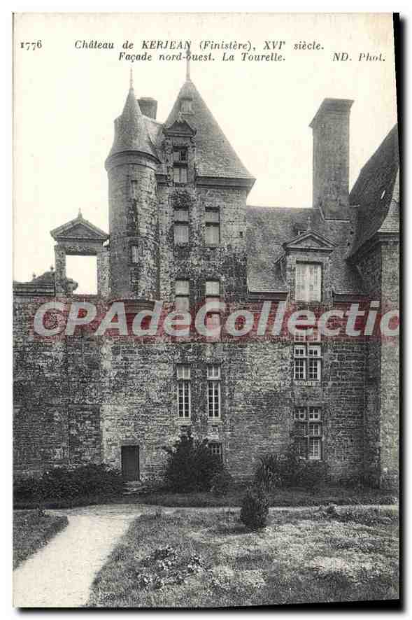 CPA Chateau de Kerjean Finistere Facade Nord Ouest La Tourelle 