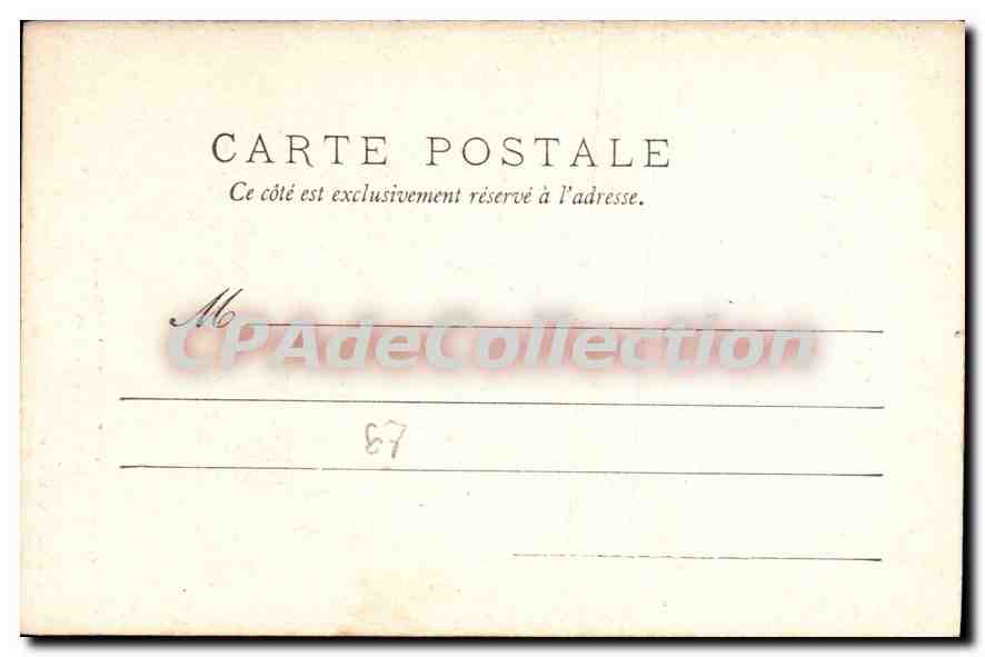 CPA Environs de St Pol de Leon Puits du Chateau de Kerjean  — Rückseite
