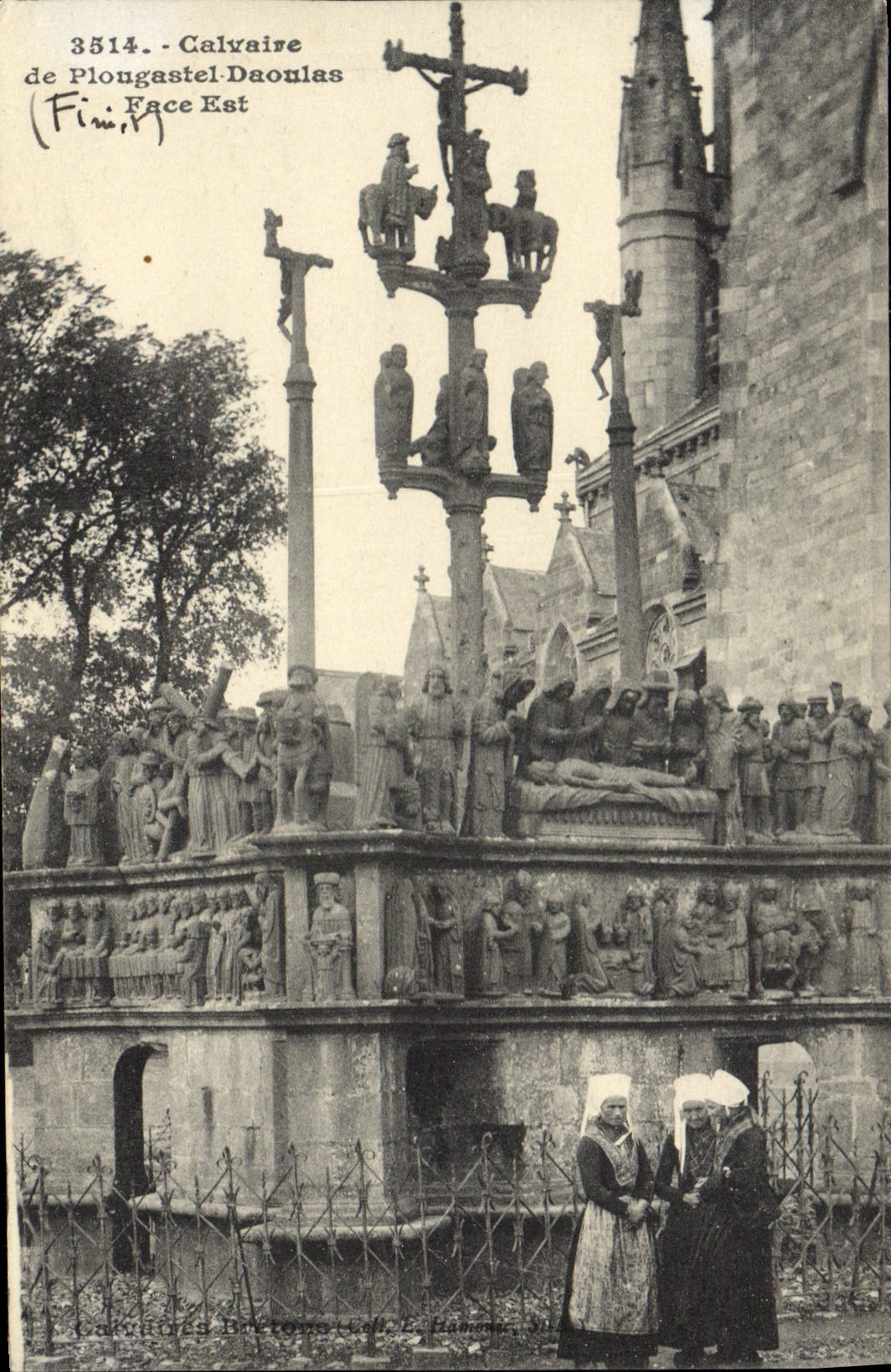 CPA Calvaire de Plougastel Daloulas Face Est 