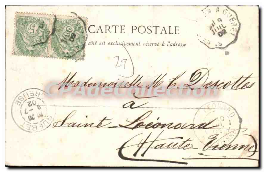 CPA St Pol de Leon Le Creisker  — Rückseite