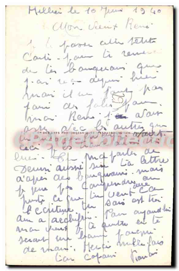 CPA Pont Croix Vue generale cote nord  — Rückseite