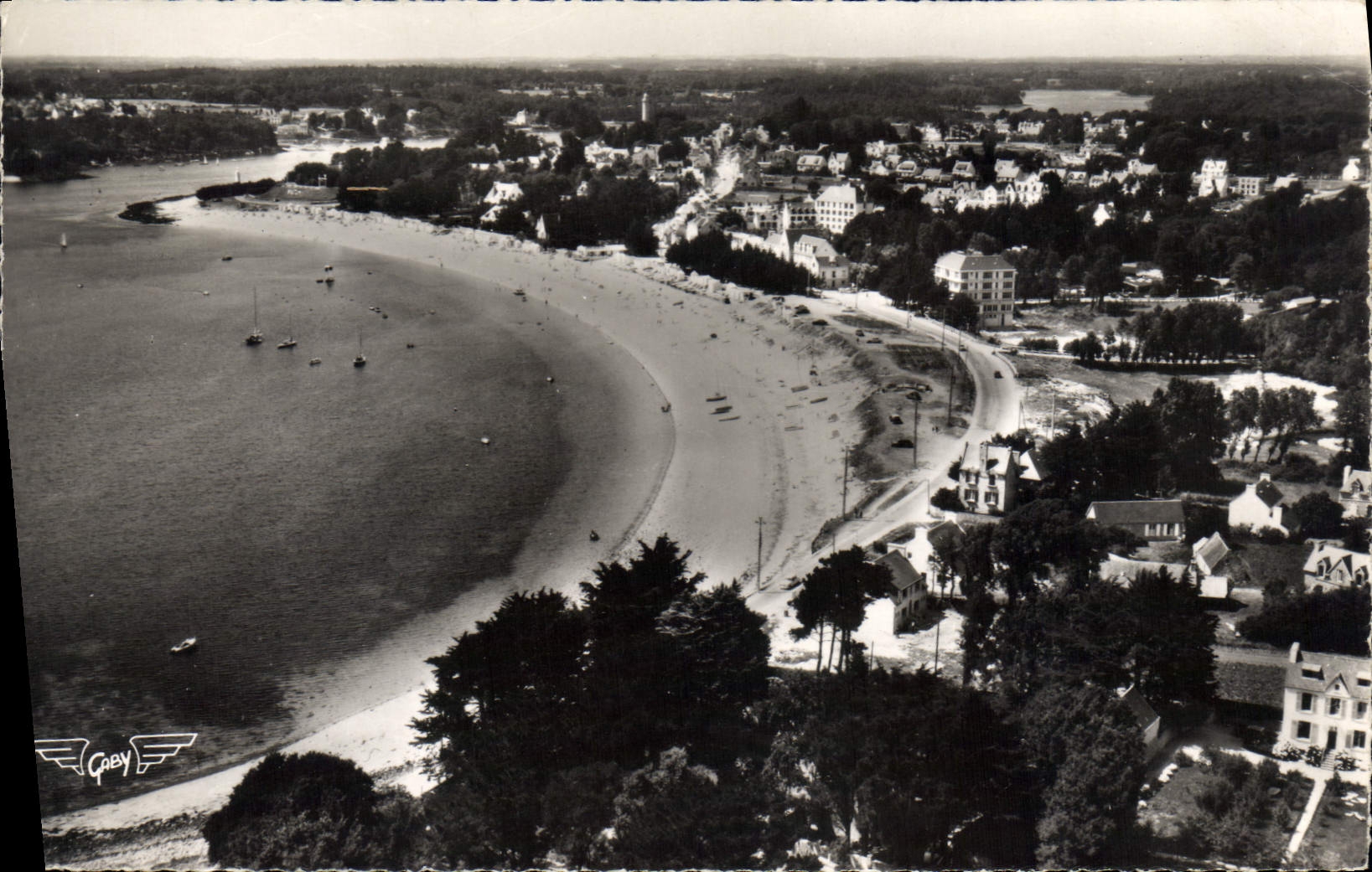 CPA Benodet Finistere La Plage du Trez 