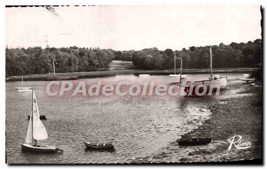 CPA Benodet Finistere Vue sur la Riviere 
