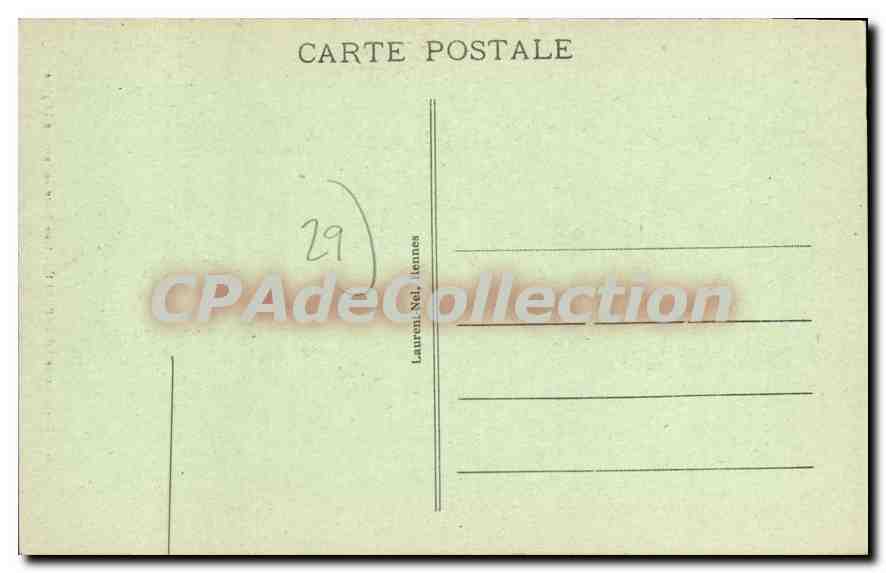 CPA Environs de Quimperle Une Noce sortant de l'Eglise  — Rückseite