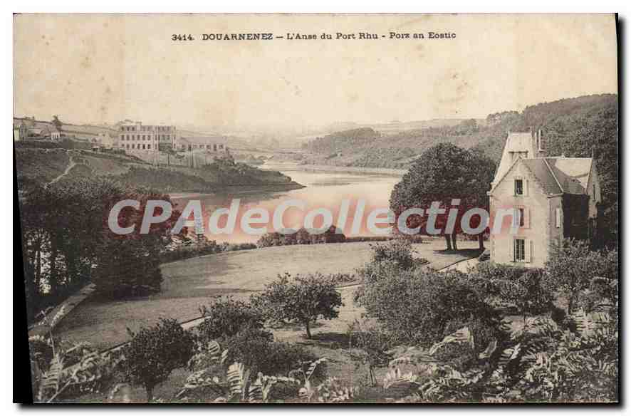 CPA Douarnenez L'Anse du Port Rhu 