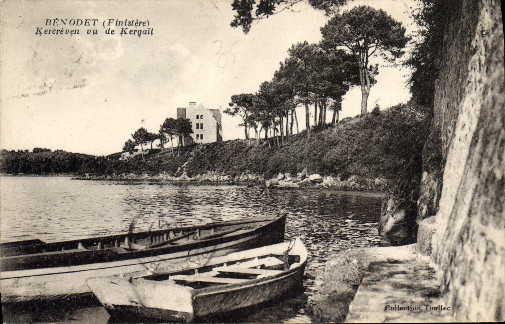 CPA Benodet Finistere Kercreven vu de Kergait