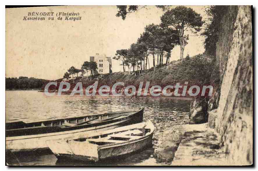 CPA Benodet Finistere Kercreven vu de Kergait
