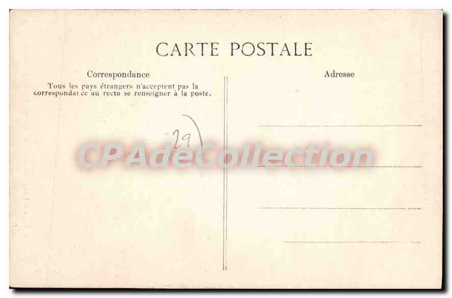 CPA Costumes Bretons la pipée la première fumée contentement — Rückseite