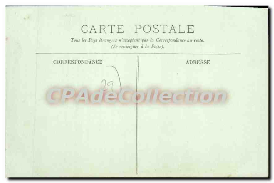 CPA Le Conquet L'Etang de Kerjean  — Rückseite
