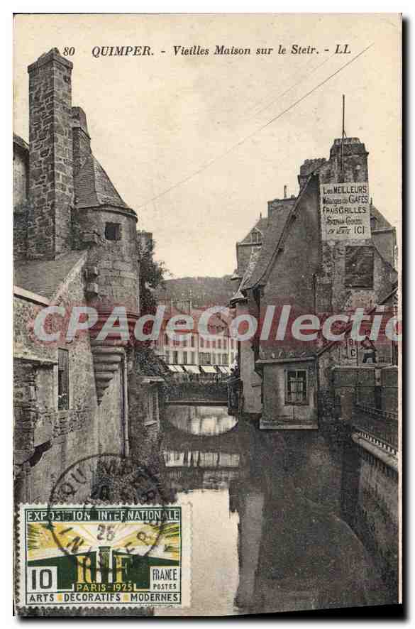 CPA Quimper Vieilles Maison sur le Steir 