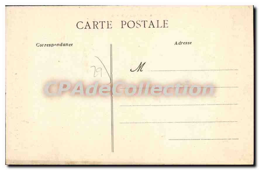 CPA Quimperle Portail de l'Eglise St Michel  — Rückseite