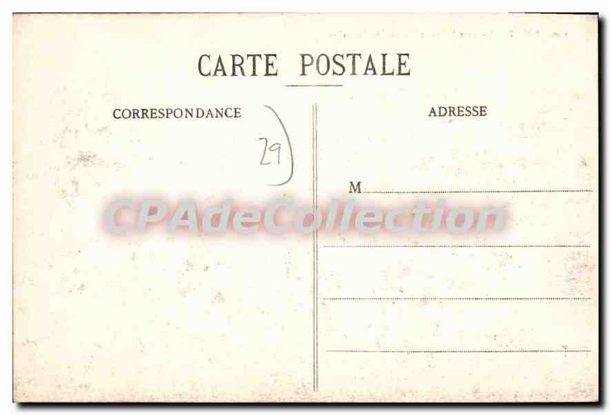 CPA Brest Le Port Militaire bassin de Pontaniou — Rückseite