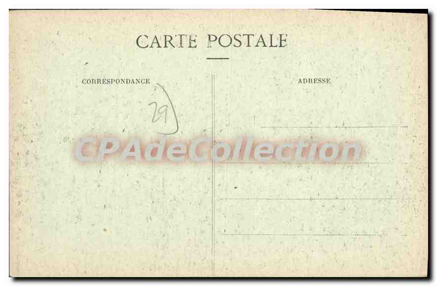 CPA Brest Avancee de la Place des Portes  — Rückseite