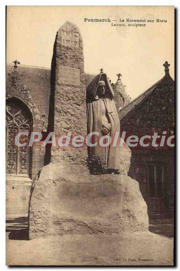 CPA Penmarch Le Monument aux Morts 
