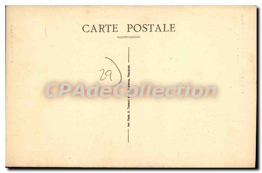 CPA Penmarch Le Monument aux Morts  — Rückseite