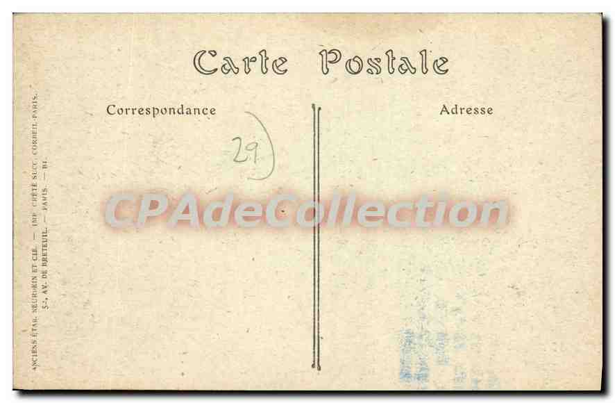CPA Port militaire de Brest vue prise du pont National  — Rückseite