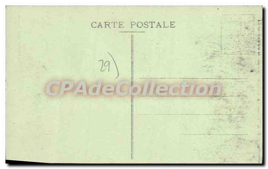 CPA Etude des Coiffes de Bretagne Artisane de Douarnenez  — Rückseite